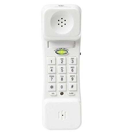 Scitec Hosptial Single Line Telephone - Bedrail Mountable - White (21105)