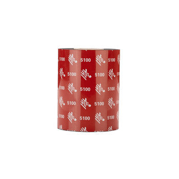 Zebra Resin Ribbon 3.27inx1476ft 5100 Premium 1in core 05100BK08345