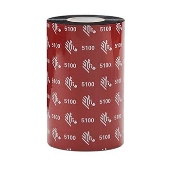 Zebra Resin Ribbon 1.3inx242ft 5100 Premium 0.5in core 05100NT03307