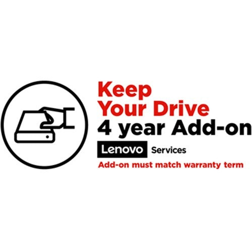 Lenovo Keep Your Drive (Add-On) - 4 Year - Service 5WS0L13023