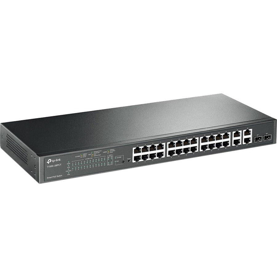 TP-Link Switch PoE+ intelligent 24 ports 10/100 Mbps + 4 ports Gigabit TL-SL2428P