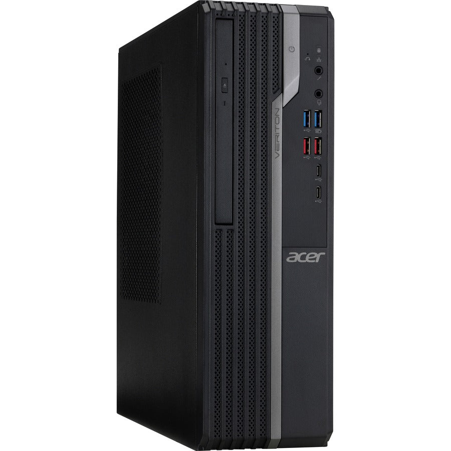 Acer Veriton X4660G VX4660G-I3810H2 Desktop Computer - Intel Core i3 8th Gen i3-8100 - 8 GB - 1 TB HDD - Black UD.P02AA.03C