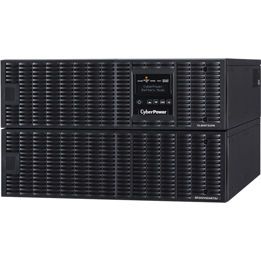 CyberPower Smart App Online OL8000RT3U 8000VA 200-240V Pure Sine Wave LCD Rack/Tower UPS OL8000RT3U