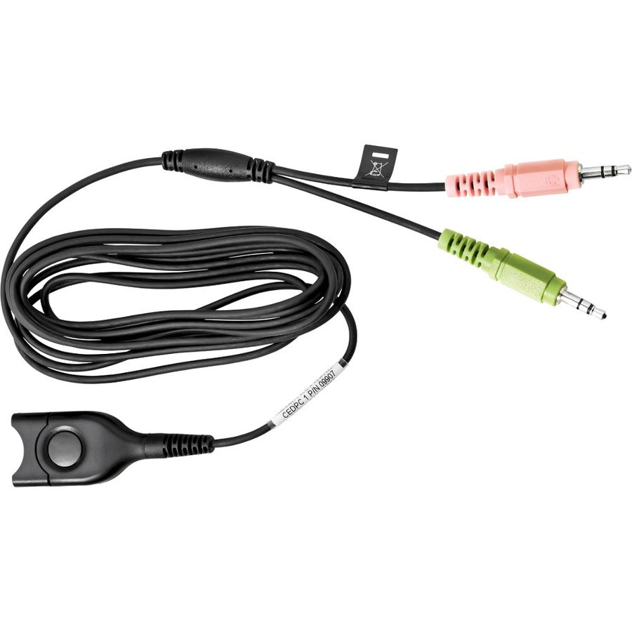 EPOS Standard Bottom Cable, ED to Dual 3.5mm CEDPC 1 1000858