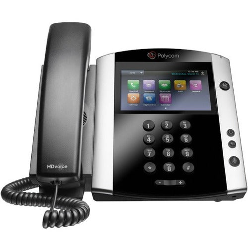 Poly VVX 601 IP Phone - Corded - Desktop - Black 2200-48600-019