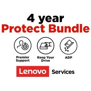 Lenovo 4 Year Premier Support with Accidental Damage Protection (ADP) and Keep Your Drive (KYD) - 4 Year - Warranty 5PS0N73136