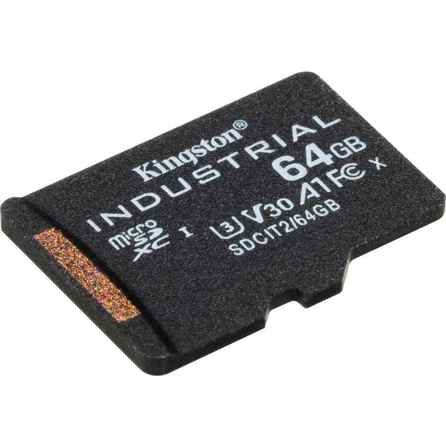 Kingston Industrial SDCIT2 64 GB Class 10/UHS-I (U3) V30 microSDXC SDCIT2/64GBSP