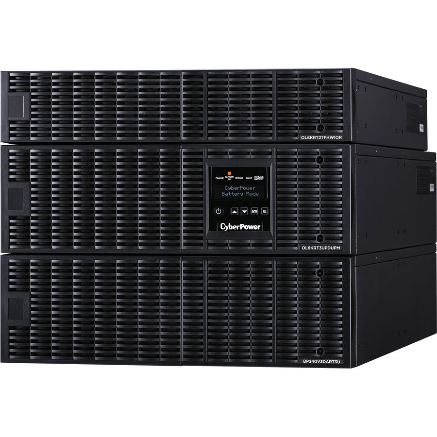 CyberPower OL6000RT3UPDUTF 6KVA Online UPS TF 8U Maintenance Bypass HW 120/208V RT 3YR WTY OL6000RT3UPDUTF