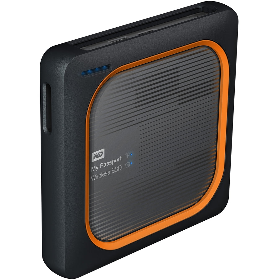 WD My Passport Wireless WDBAMJ0020BGY-NESN 2 TB Portable Network Solid State Drive - External WDBAMJ0020BGY-NESN