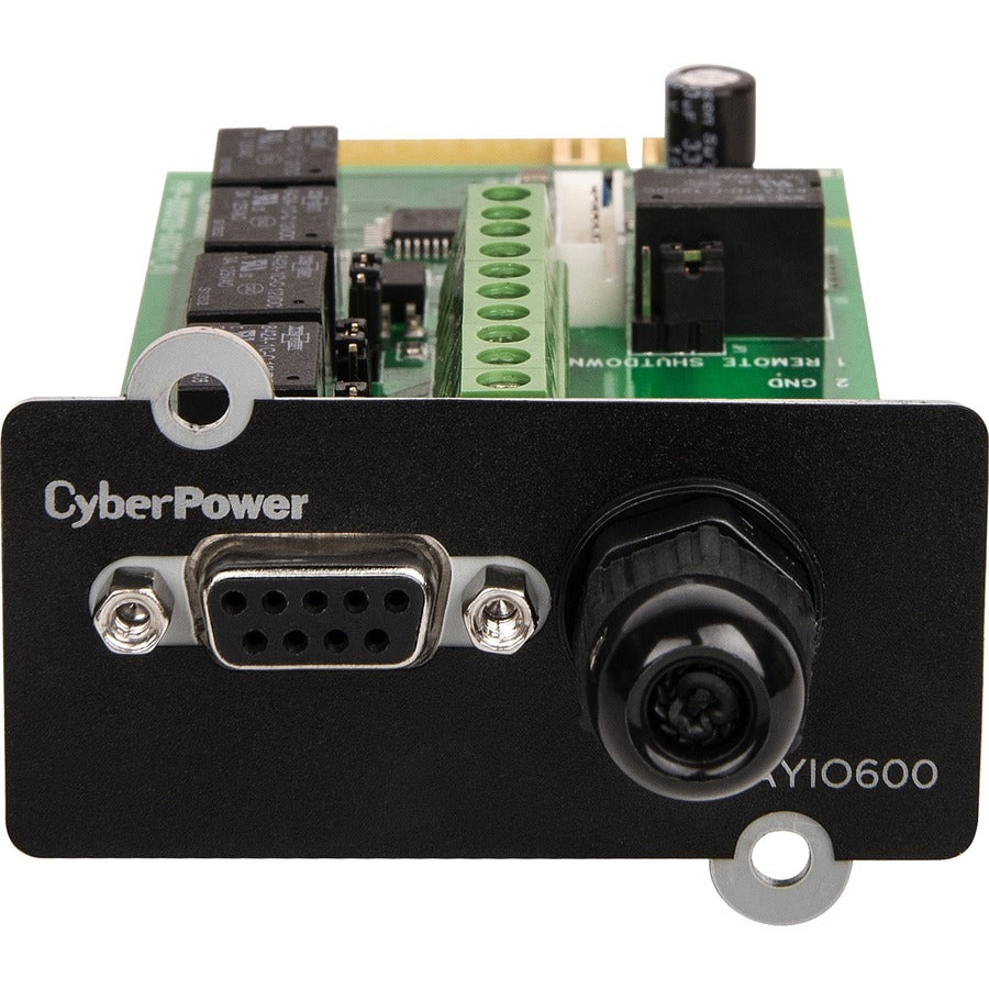 CyberPower RELAYIO600 OL Series Management Card, 5-Output 1-Input Contact Closures RELAYIO600