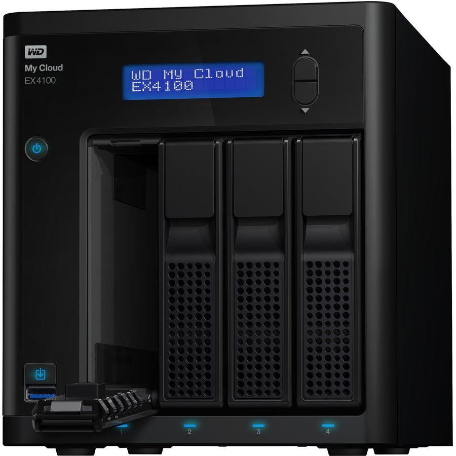 WD My Cloud EX4100 Network Attached Storage WDBWZE0320KBK-NESN