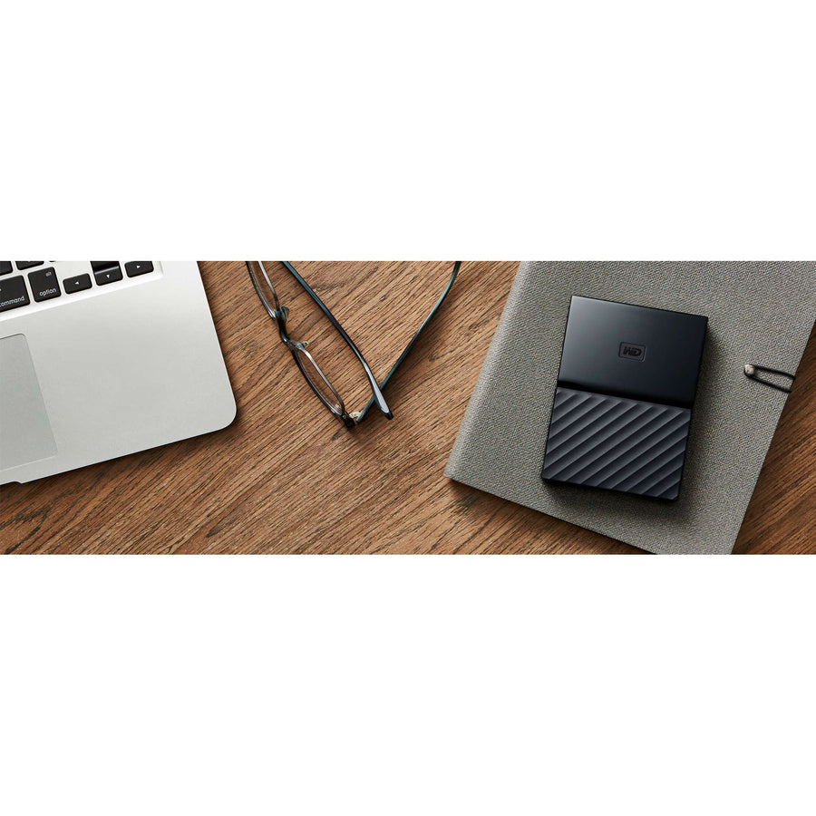 WD My Passport for Mac WDBLPG0020BBK-WESE 2 TB Portable Hard Drive - 2.5" External - Black WDBLPG0020BBK-WESE