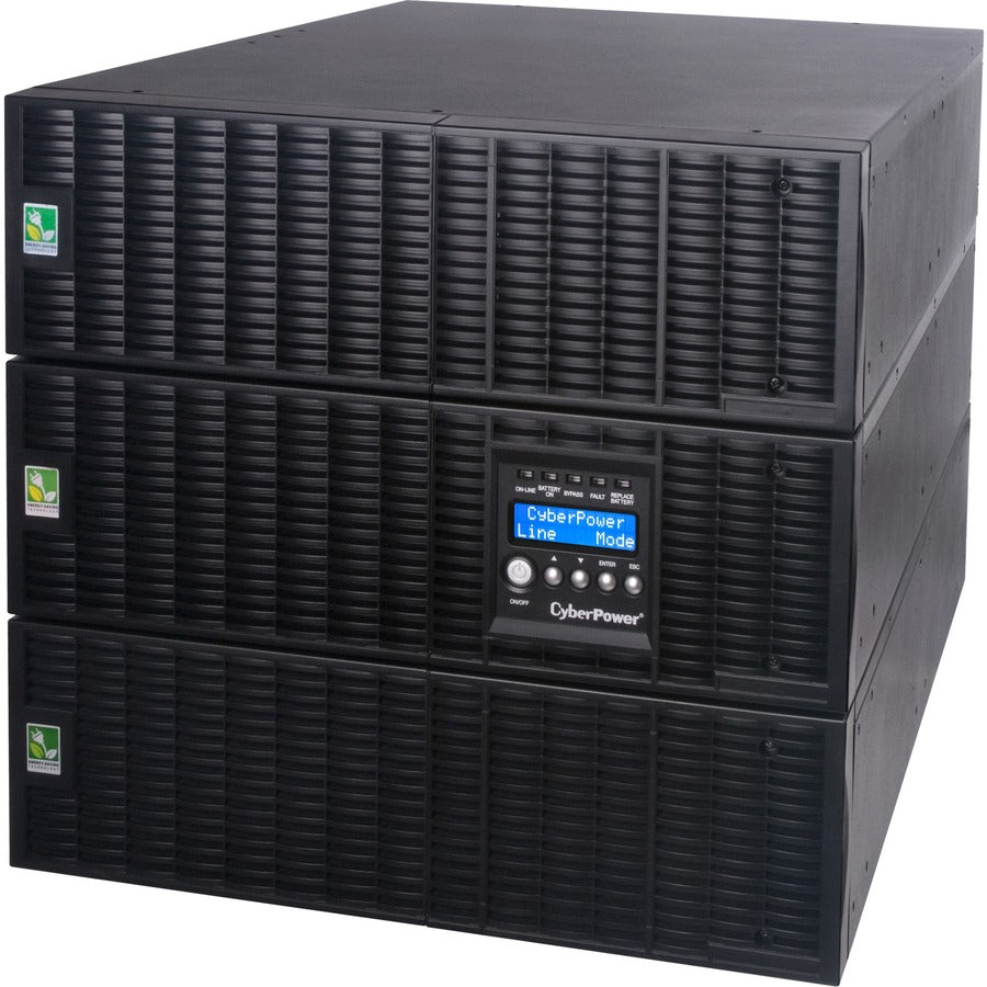 CyberPower Smart App Online OL10000RT3UTF 10000VA TF 120V, 200-240V Sine Wave LCD UPS OL10000RT3UTF