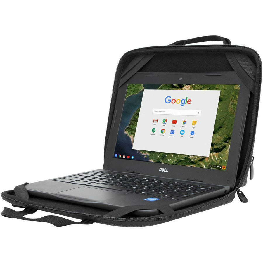 Targus Work-in Essentials TED006GL Carrying Case for 11.6" Chromebook, Notebook - Black/Gray TED006GL