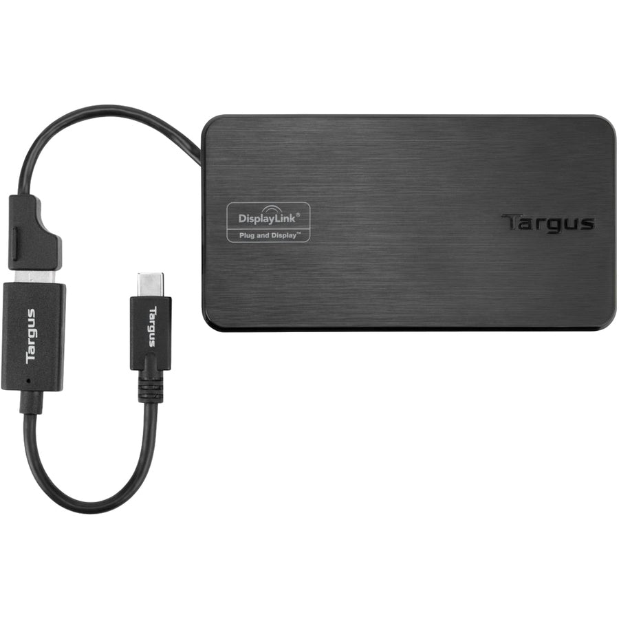 Targus USB 3.0 & USB-C Dual Video 1K-2K Travel Docking Station DSU100BT