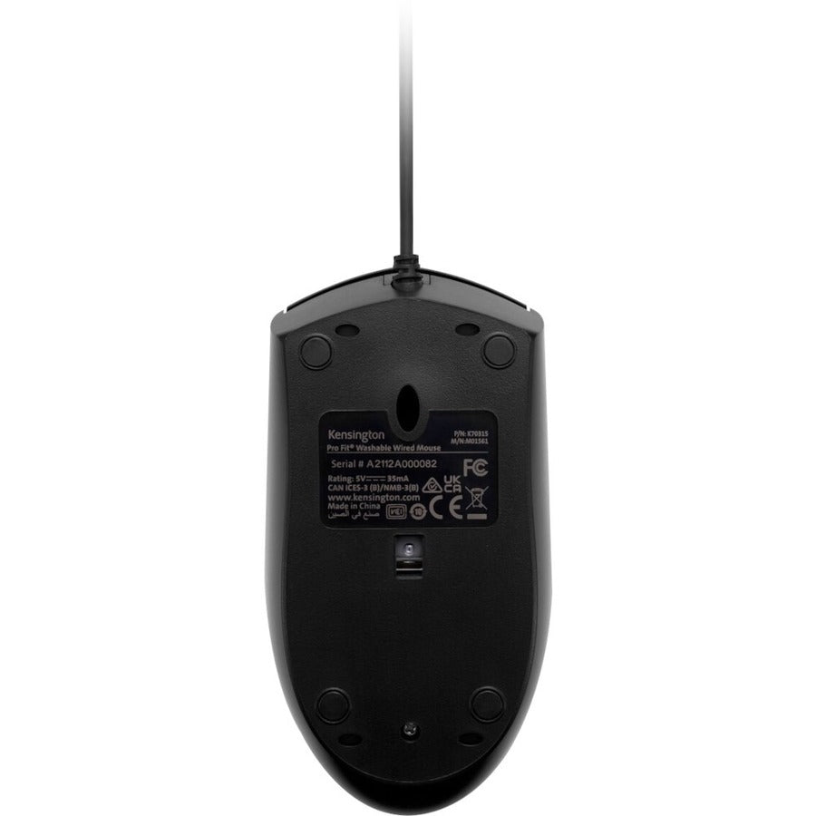 Kensington Pro Fit Wired Washable Mouse K70315WW