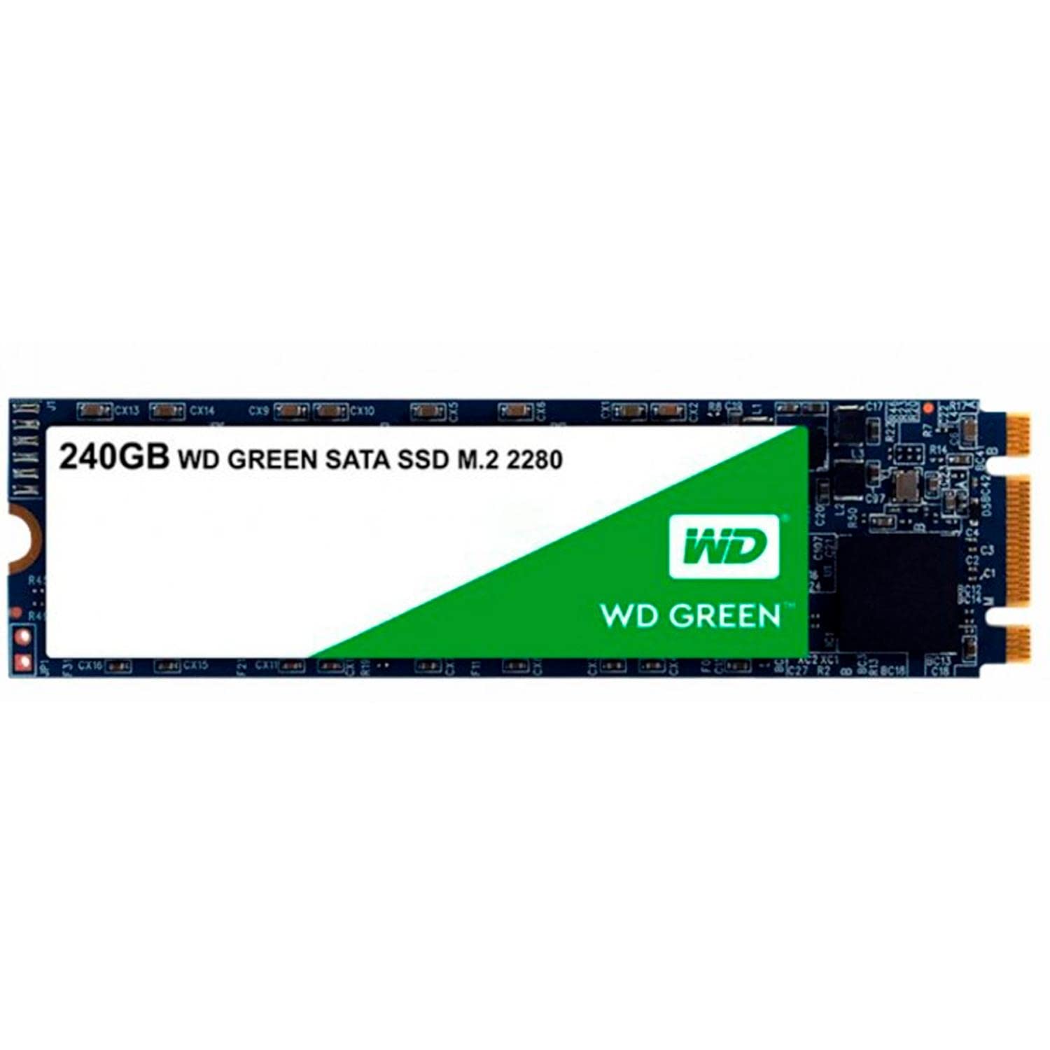 WD Green 240 GB Solid State Drive - M.2 2280 Internal - PCI Express NVMe WDS240G2G0B-00EPW0