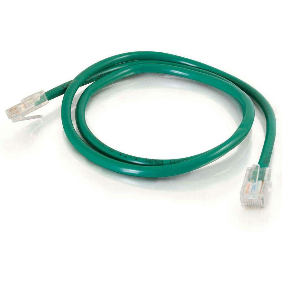 C2G 75 ft Cat5e Non Booted UTP Unshielded Network Patch Cable - Green 24400