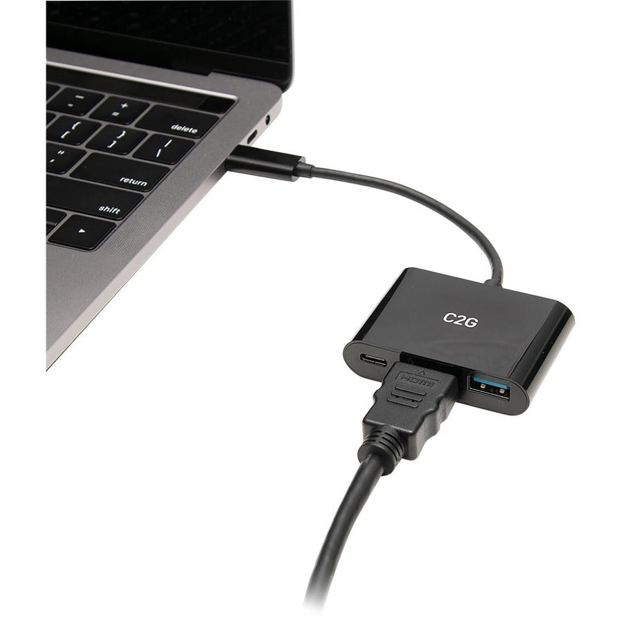 C2G USB-C 3-in-1 Mini Dock Kit for Chromebooks C2G54476