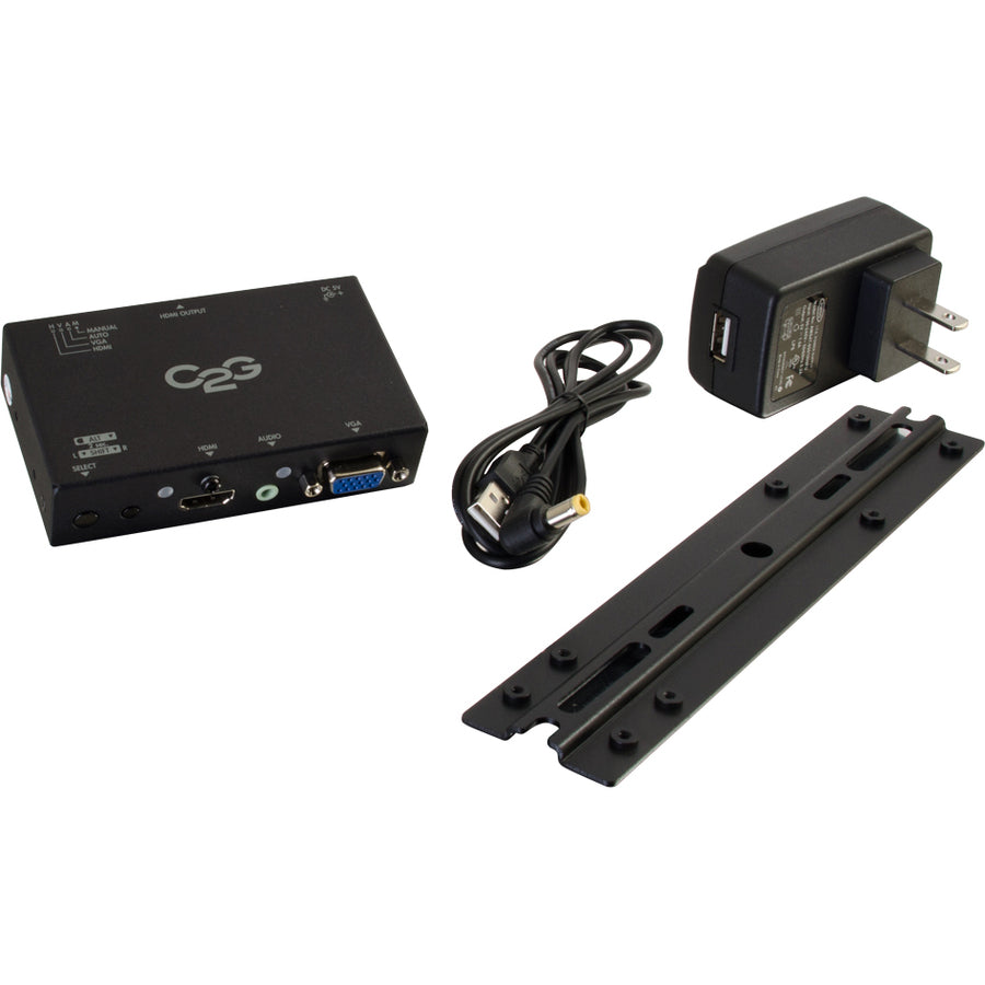 C2G HDMI, VGA, and Audio to HDMI Converter Switch 40814