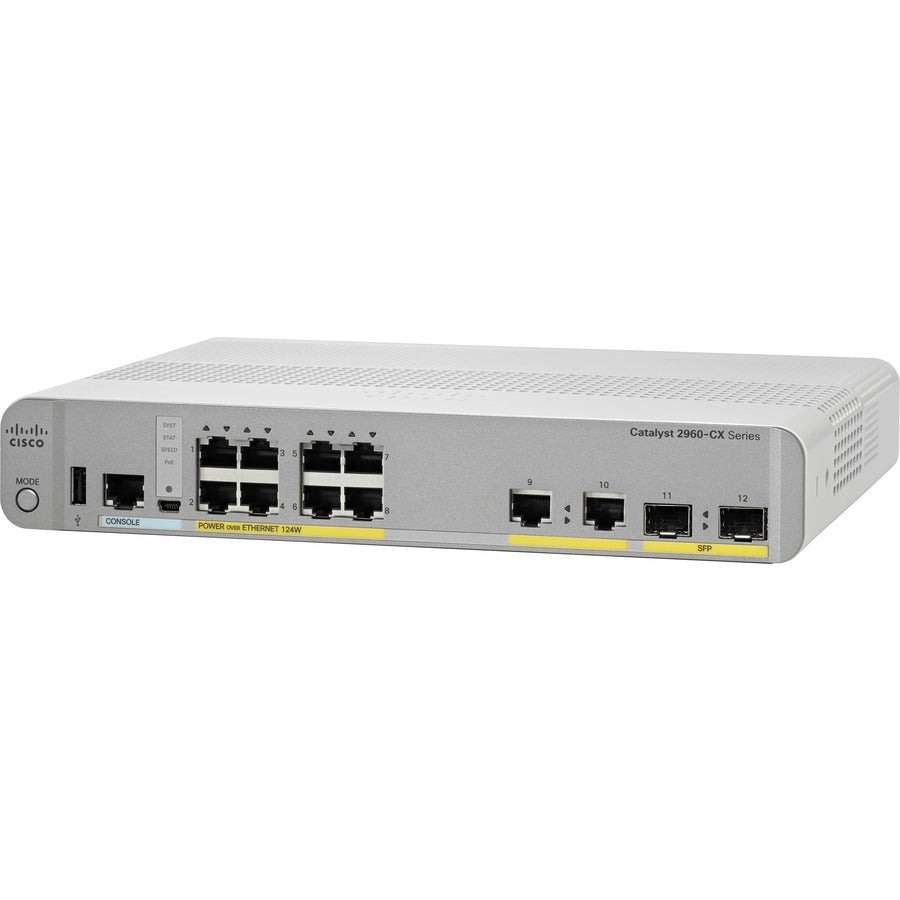 Cisco 2960CX-8PC-L Ethernet Switch WS-C2960CX-8PC-L