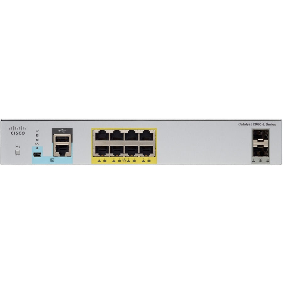 Cisco Catalyst WS-C2960L-8PS-LL Ethernet Switch WS-C2960L-8PS-LL