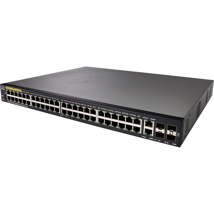 Cisco SG350-52P 52-Port Gigabit PoE Managed Switch SG350-52P-K9-NA