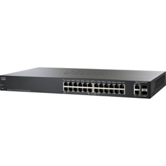 Cisco SF200-24P 24-Port 10/100 PoE Smart Switch SLM224PT-NA