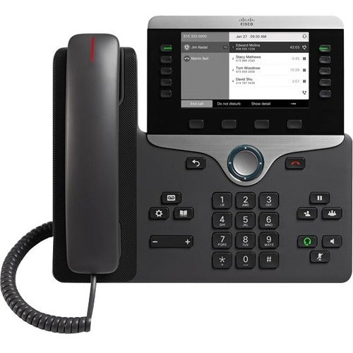 Cisco 8811 IP Phone - Corded - Wall Mountable - Black CP-8811-K9=