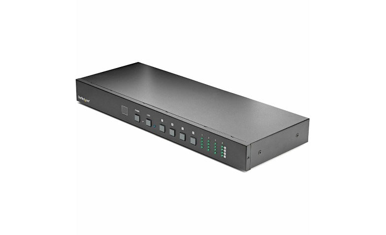 StarTech.com Commutateur matriciel HDMI 4x4 avec contrôle audio et Ethernet - 4K 60 Hz - Boîtier de commutation HDMI pour mur vidéo - Montable en rack - Avec contrôle Ethernet et RS232 à distance VS424HD4K60