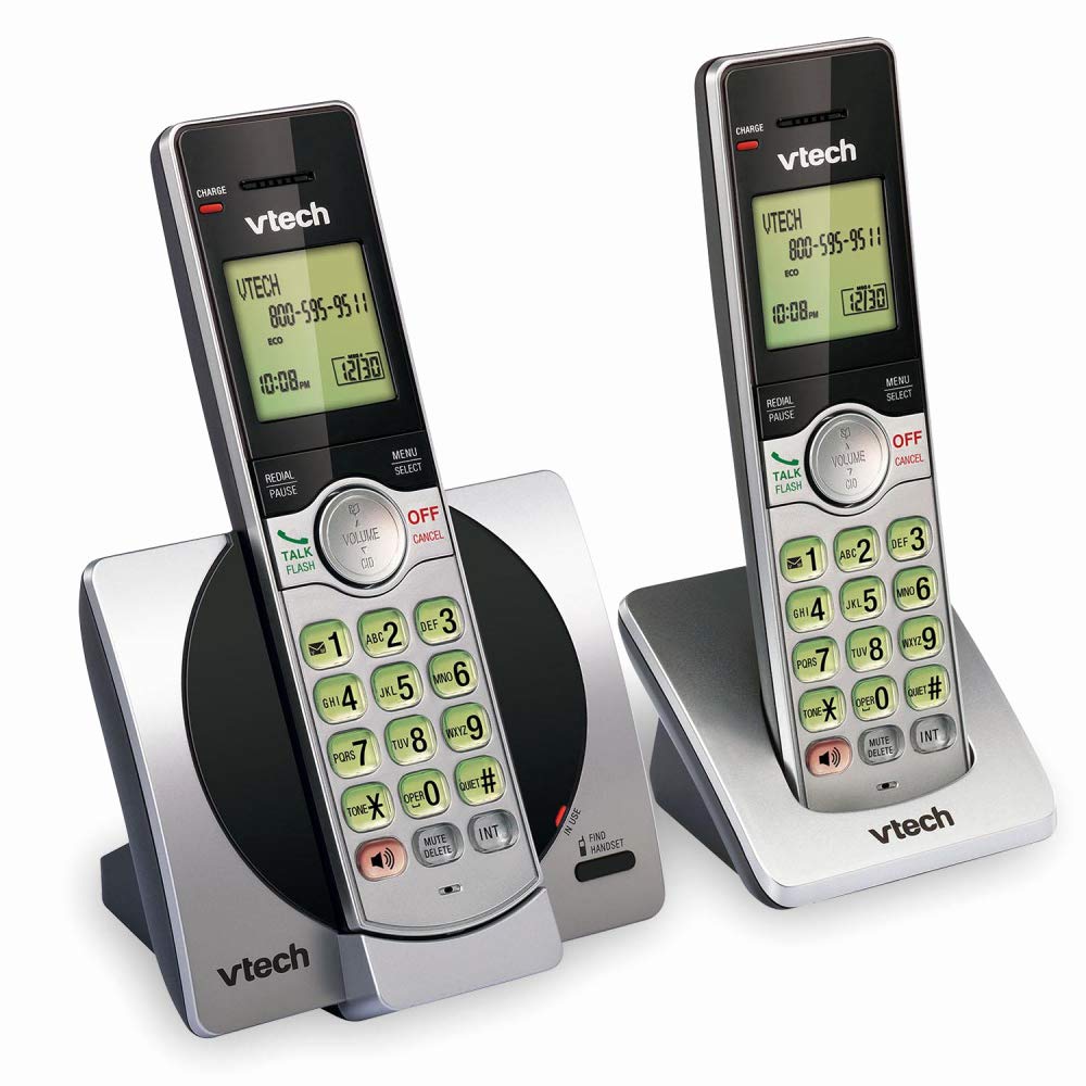 Vtech 2 Handset Cordless Phone with Caller ID/Call Waiting CS6919-2