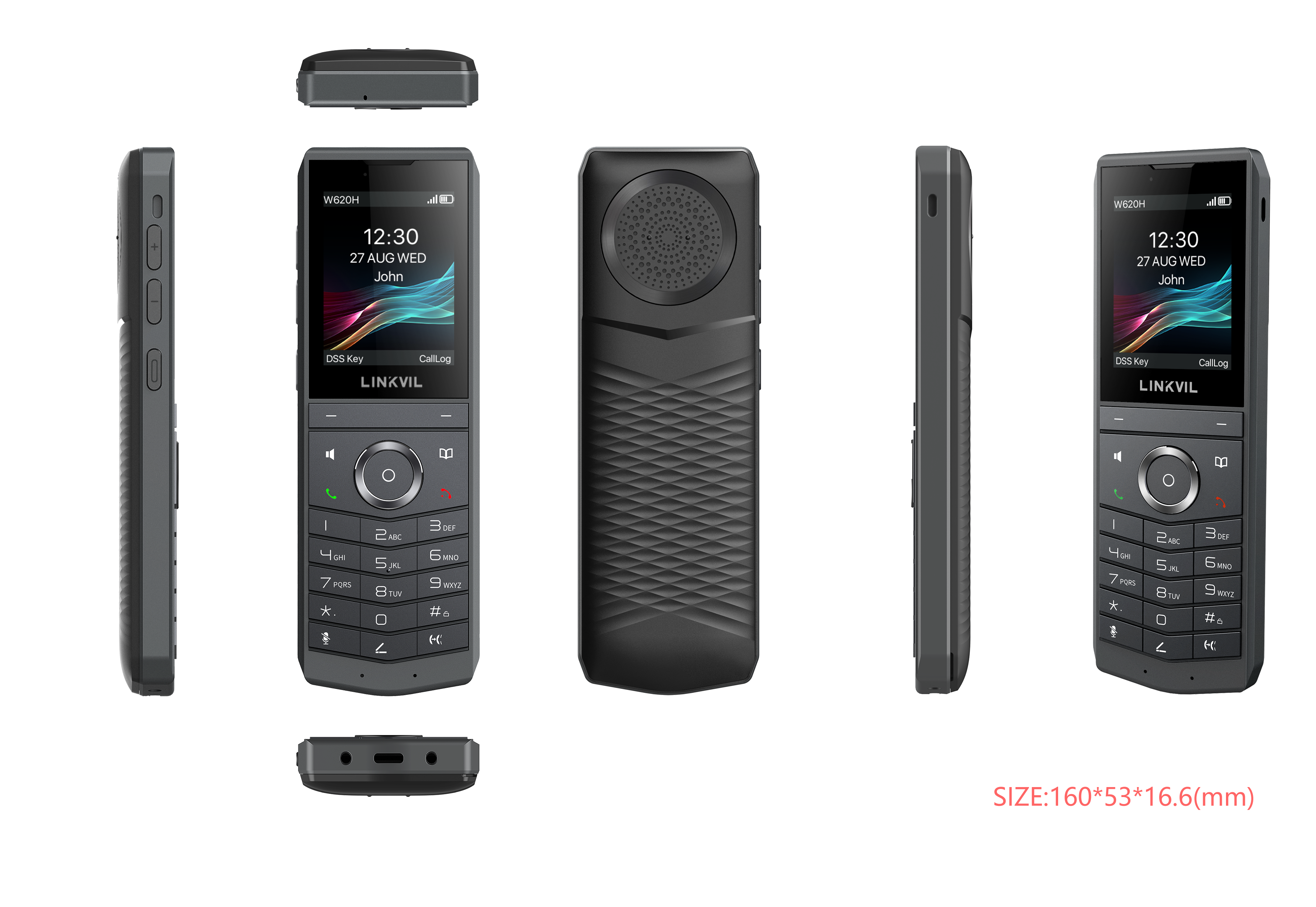 LINKVIL By Fanvil W620H Cordless Multi-cell System Phone