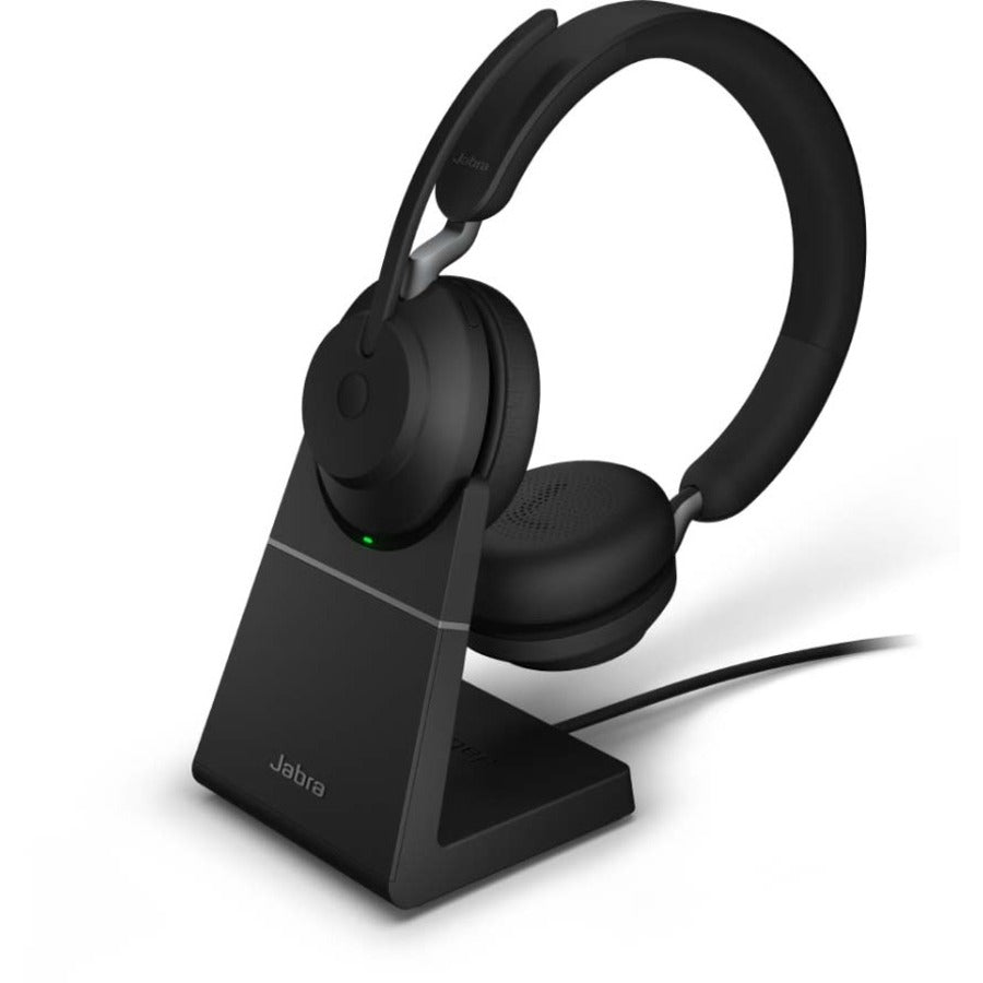 Jabra Evolve2 65 MS Stereo USB-A Headset with Charging Stand 26599-999-989