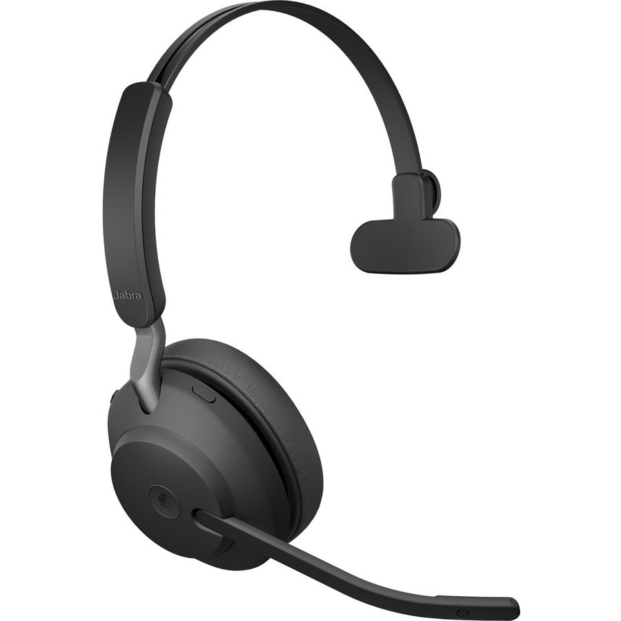 Jabra Evolve2 65 MS Mono USB-A Headset with Charging Stand 26599-899-989