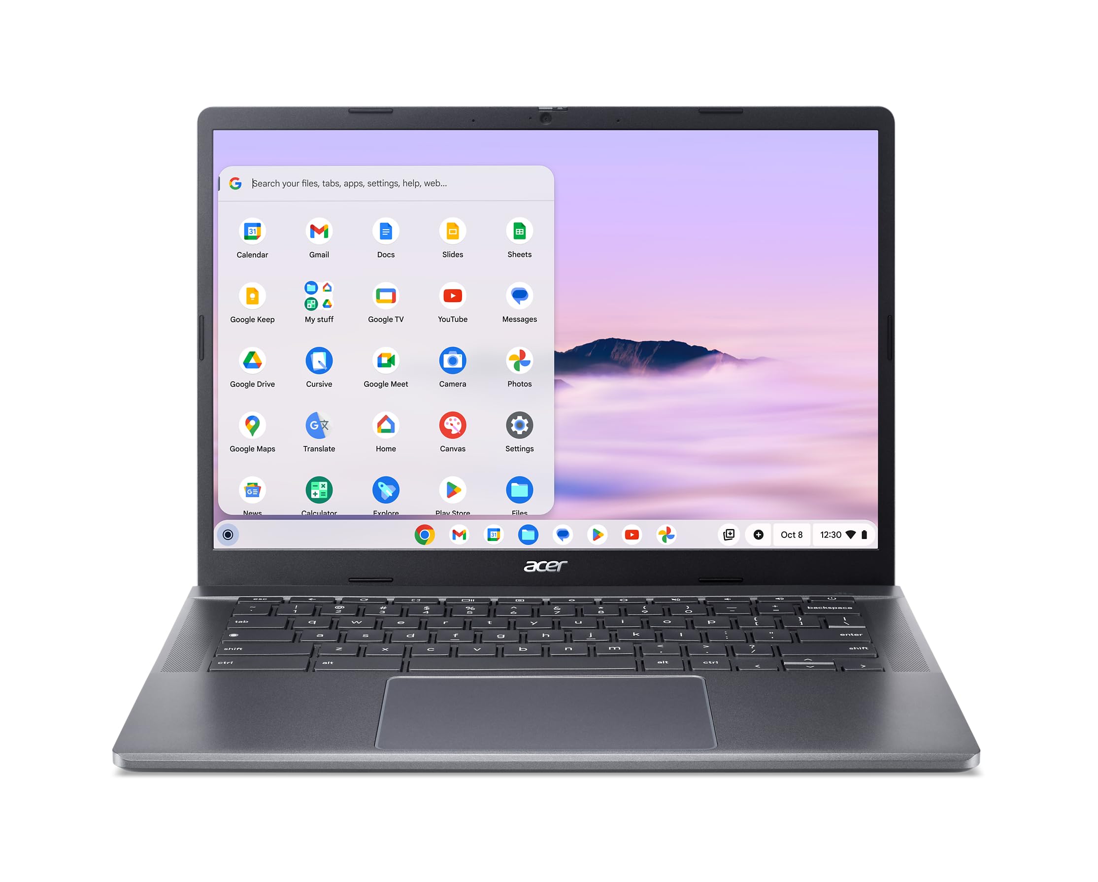 Acer Chromebook Plus 514 CB514-3HT CB514-3HT-R8RB 14" Touchscreen Chromebook - WUXGA - AMD Ryzen 3 7320C - 8 GB - 128 GB Flash Memory - Silver NX.KQ2AA.001
