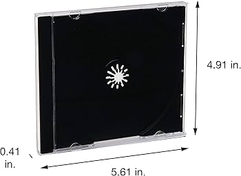 Verbatim CD/DVD Black Jewel Cases - 200pk (bulk) 94867