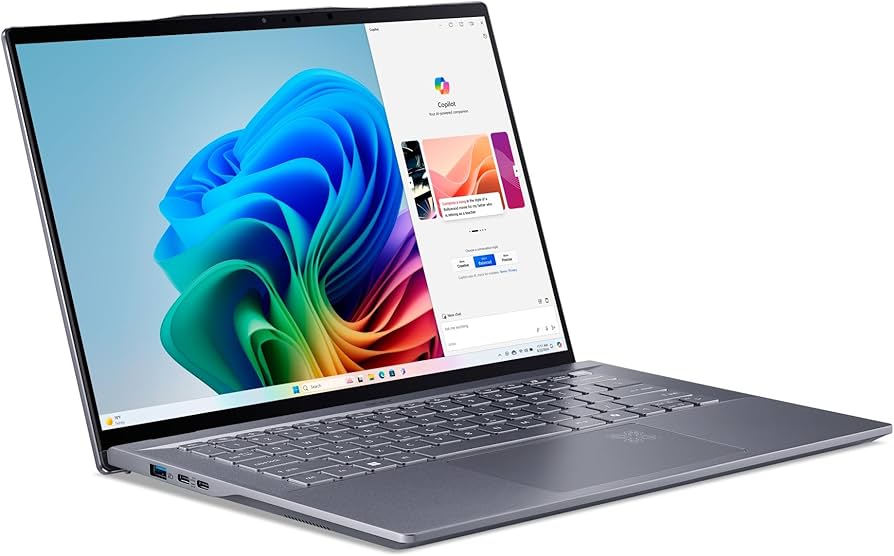 Acer Swift 14 AI SF14-11T SF14-11T-X0VQ 14.5" (368.30 mm) Touchscreen Copilot+ PC Notebook - WQXGA - Qualcomm Oryon - 16 GB - 1 TB SSD - English Keyboard - Iron NX.KZWAA.002