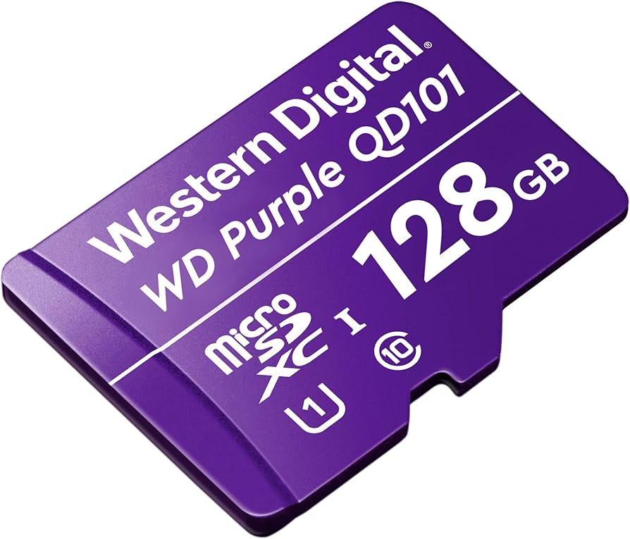 WD Purple 128 GB microSDXC WDD128G1P1C-74AEL0