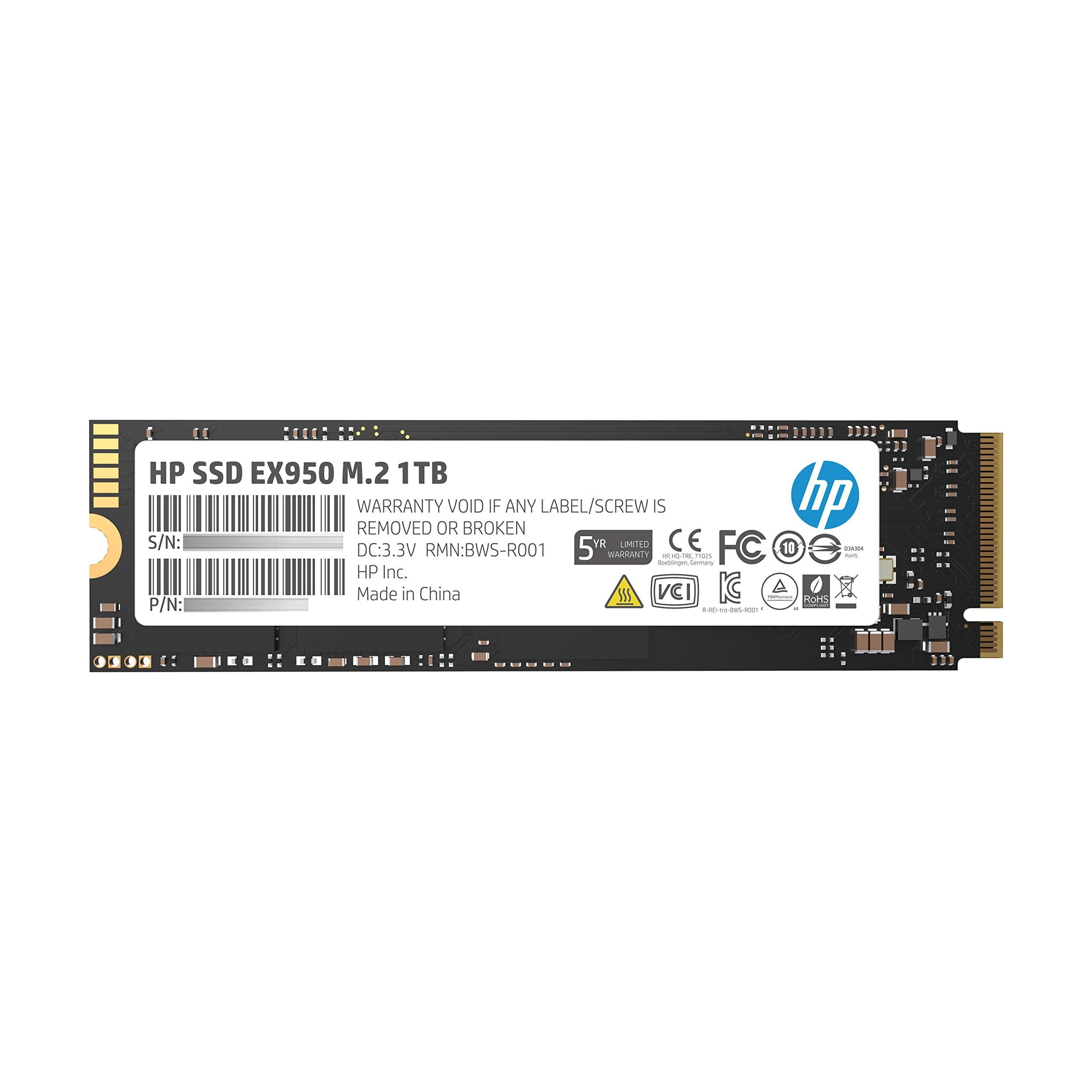 HP 1 TB Solid State Drive - M.2 Internal - PCI Express NVMe (PCI Express NVMe 4.0 x4) 5R8Y0UT#ABA