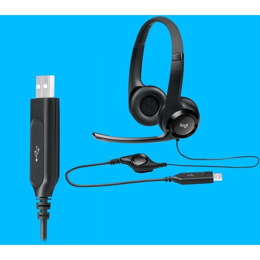 Logitech Padded H390 USB Headset 981-000014