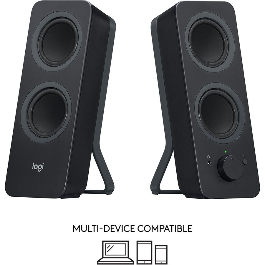 Logitech Z207 Bluetooth Speaker System - 5 W RMS - Black 980-001294