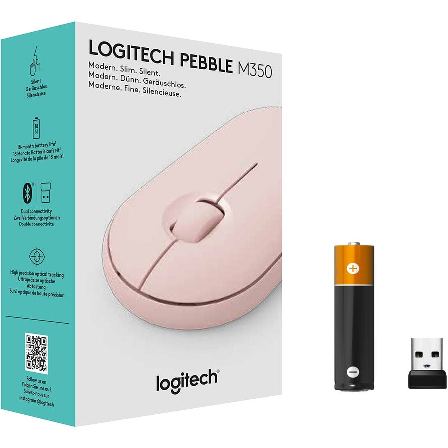 Logitech Pebble Wireless Mouse M350 910-005769