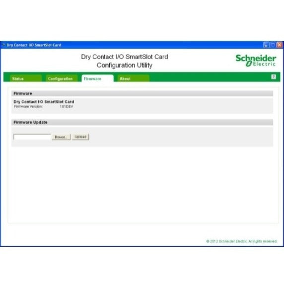 Carte SmartSlot d'E/S à contact sec APC by Schneider Electric AP9613