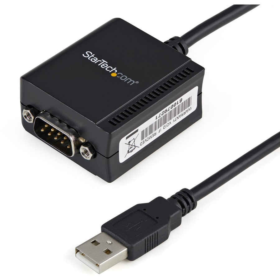 StarTech.com USB to Serial Adapter ? 1 port ? USB Powered ? FTDI USB UART Chip ? DB9 (9-pin) ? USB to RS232 Adapter ICUSB2321F