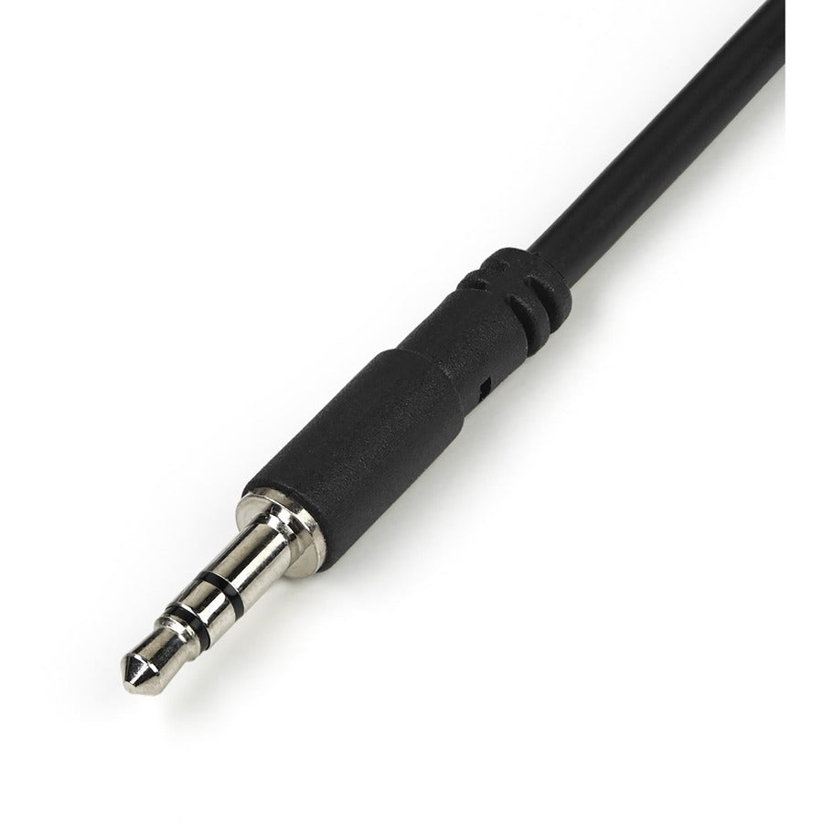 StarTech.com Slim Stereo Splitter Cable - 3.5mm Male to 2x 3.5mm Female MUY1MFFS