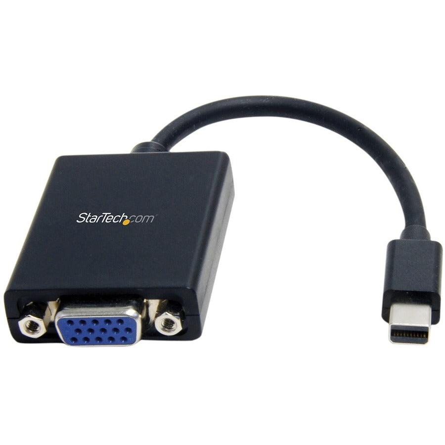 StarTech.com Mini DisplayPort to VGA Adapter, Active Mini DP to VGA Converter, 1080p Video, VESA Certified, mDP 1.2 to VGA Monitor/Display MDP2VGA