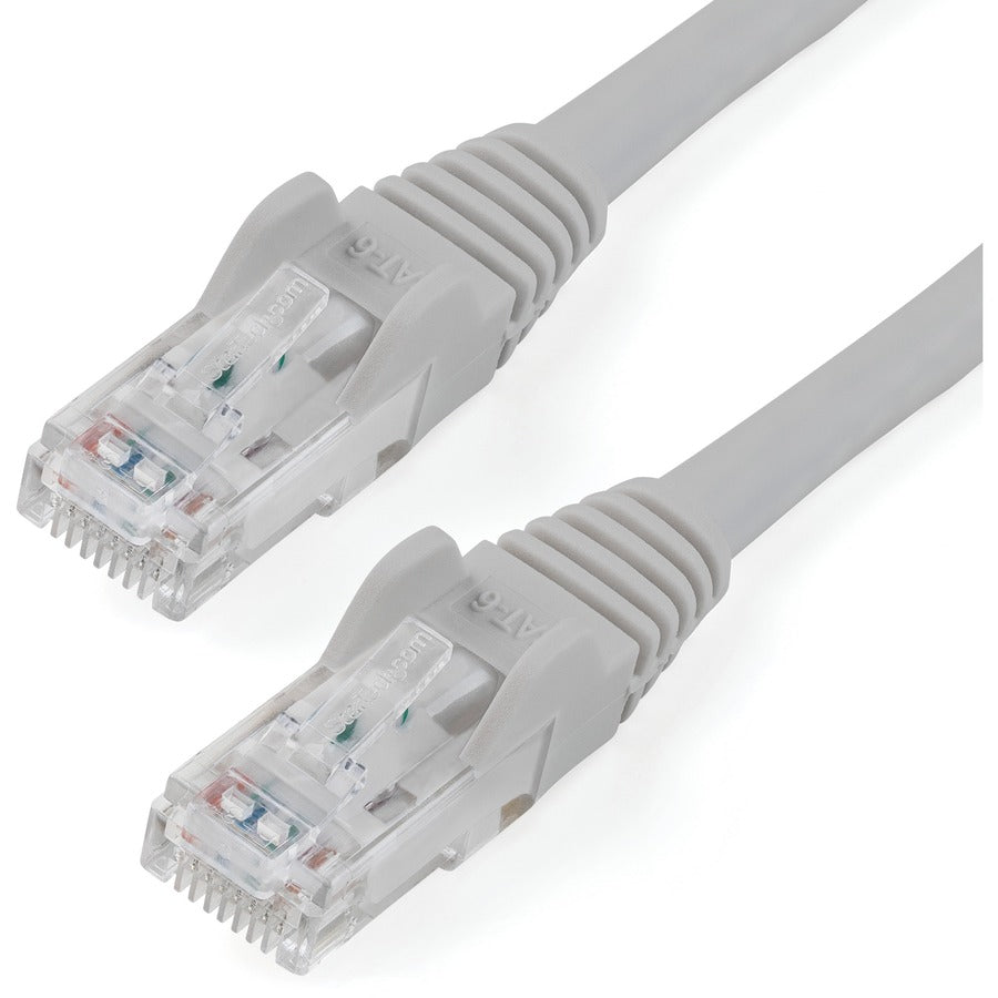 StarTech.com Câble Ethernet CAT6 de 3 pieds - Gigabit sans accroc gris - Cordon de brassage PoE UTP 650 MHz de catégorie 6 100 W Câblage certifié UL/TIA N6PATCH3GR