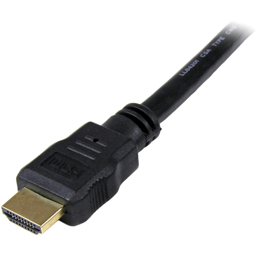 StarTech.com 15ft/4.6m HDMI Cable, 4K High Speed HDMI Cable with Ethernet, Ultra HD 4K 30Hz Video, HDMI 1.4 Cable/HDMI Monitor Cord, Black HDMM15