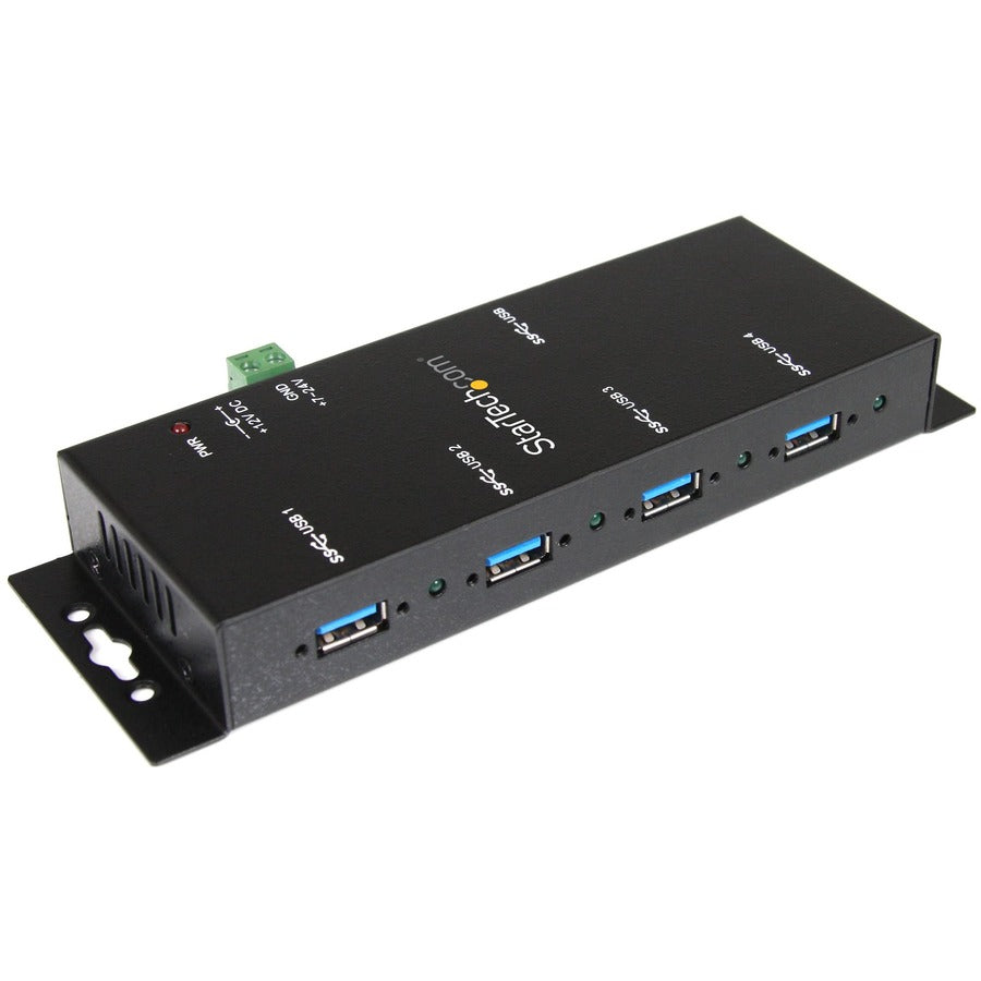 StarTech.com Hub USB 3.0 industriel 4 ports - Montable - Hub USB robuste ST4300USBM