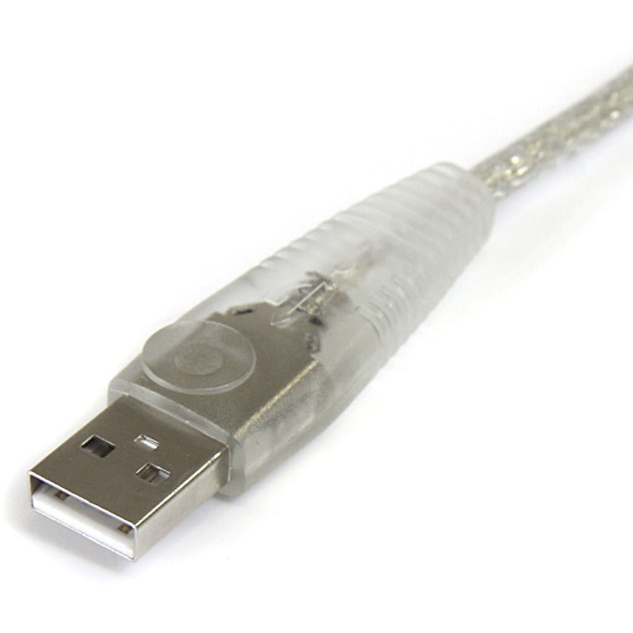 StarTech.com - Câble USB 2.0 transparent - USB Type A (M) 4 broches - USB Type B (M) 4 broches - ( USB / USB haut débit ) - 10 pieds USB2HAB10T